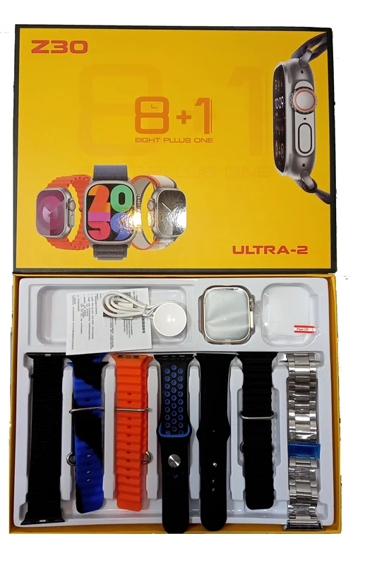 ساعت هوشمند مدل Z30 ULTRA2 (۷بند + 1 گلس) ارسال رایگان