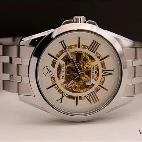 ساعت مچی بند فلزی مردانه برند ویتوریا VITTORIA