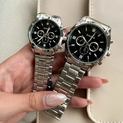 ساعت مچی ست بند فلزی برند کاسیو CASIO (فروش به صورت تک وست)